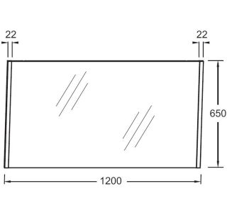 Зеркало  Jacob Delafon Sherwood EB1838RU-P13 120 см состаренный дуб